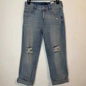 Simply Vera Wang Boyfriend crop denim